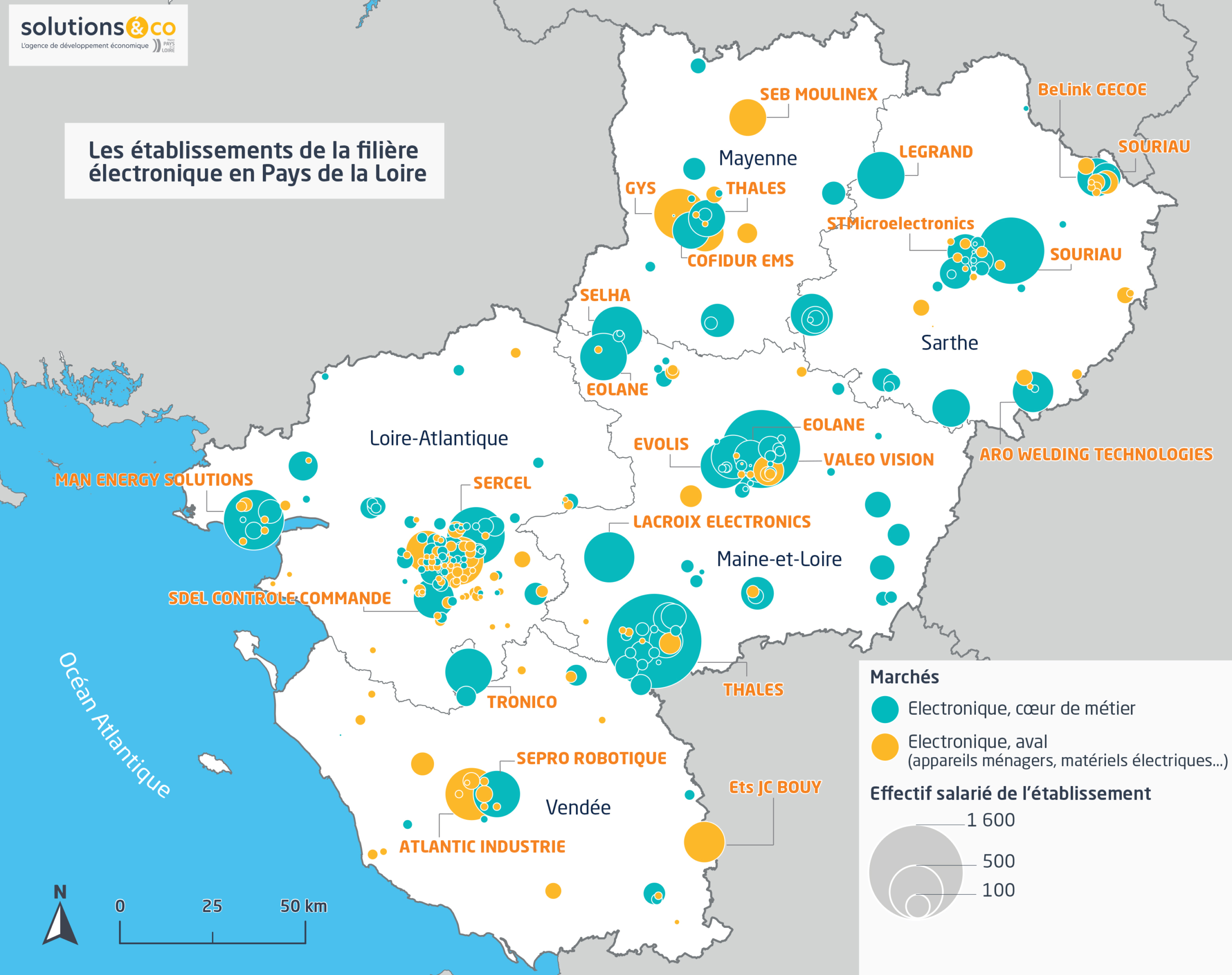 Filière électronique  Les entreprises en Pays de la Loire